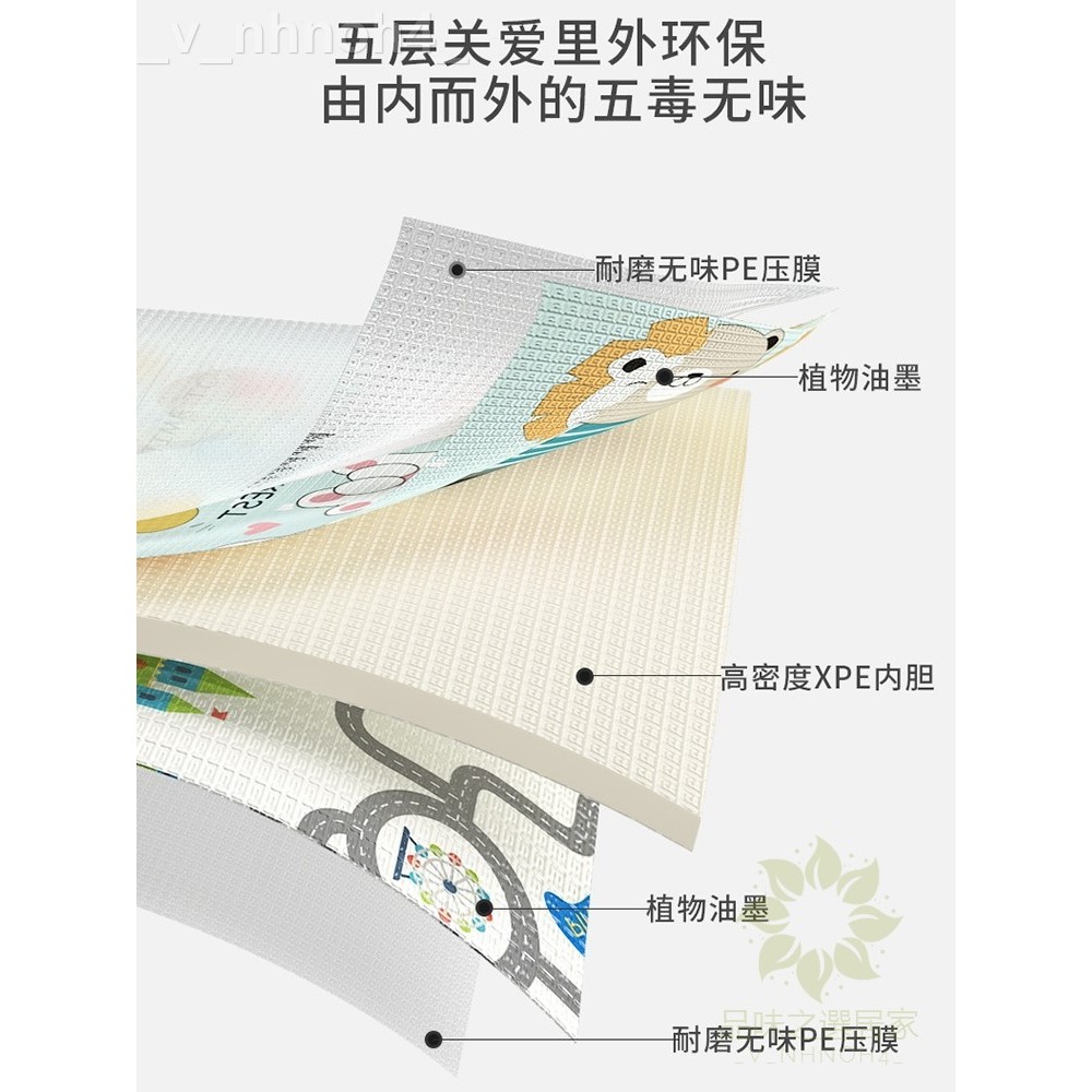 客製化 寶寶爬行墊加厚嬰兒爬爬墊家用xpe定制整張無毒無味兒童泡沫地墊品味只選