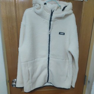 lativ (XL）仿羊羔絨連帽外套，舊款，免運