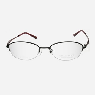 CHARMANT CH16418 夏矇眼鏡｜文藝復古B鈦圓形半框眼鏡 女生品牌眼鏡框【幸子眼鏡】