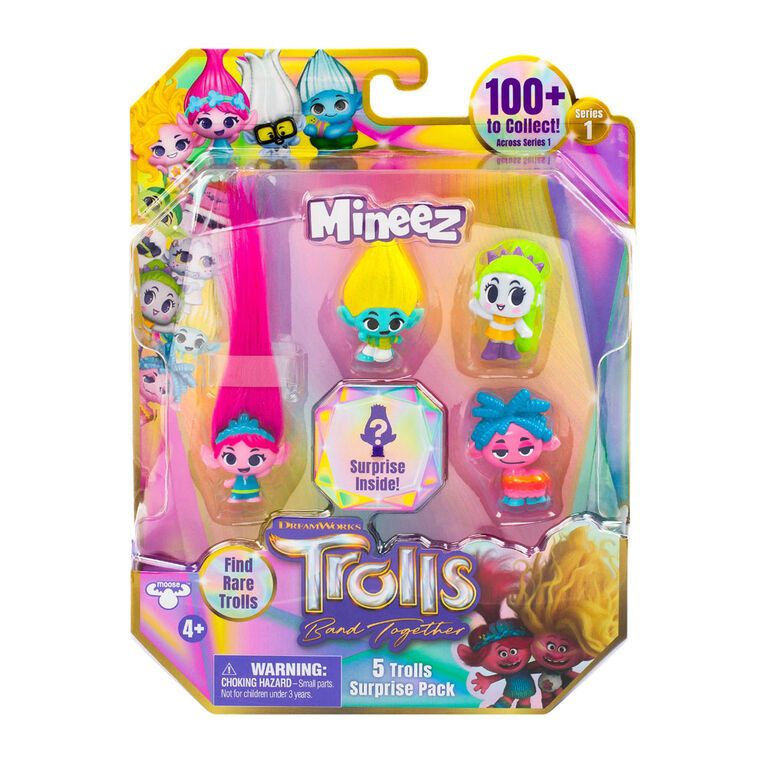 魔髮精靈 Trolls -5入迷公仔