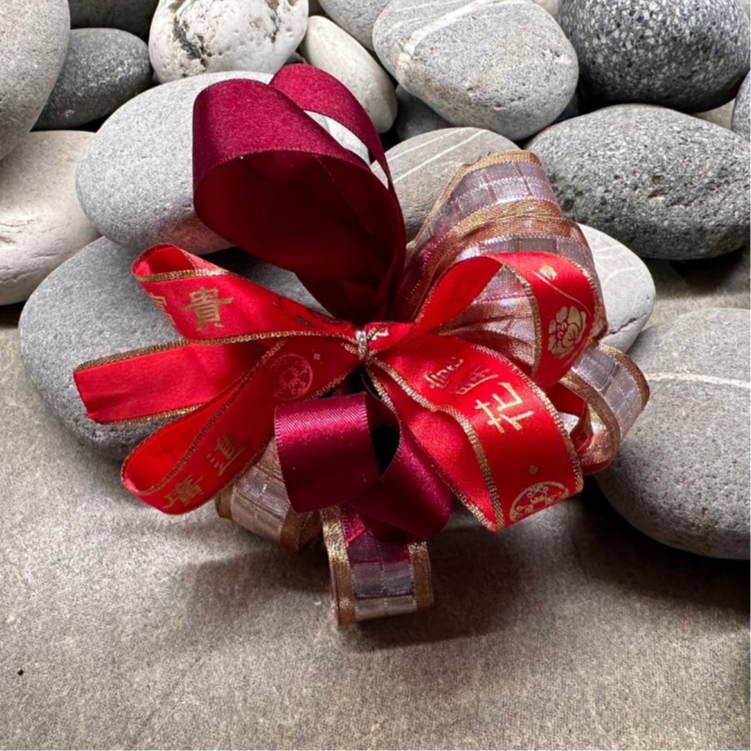 【Crystal Rose緞帶】富貴多層次蝴蝶結_附魔帶/可直接包裝禮物
