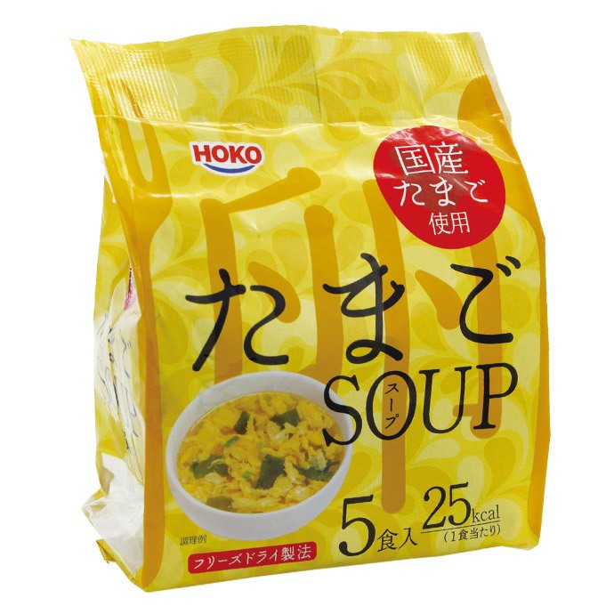 日本 宝幸食品  HOKO  蛋花湯 5入/組    即食 沖泡 蛋花湯 日本食材 熱水沖泡 簡單 好喝 方便