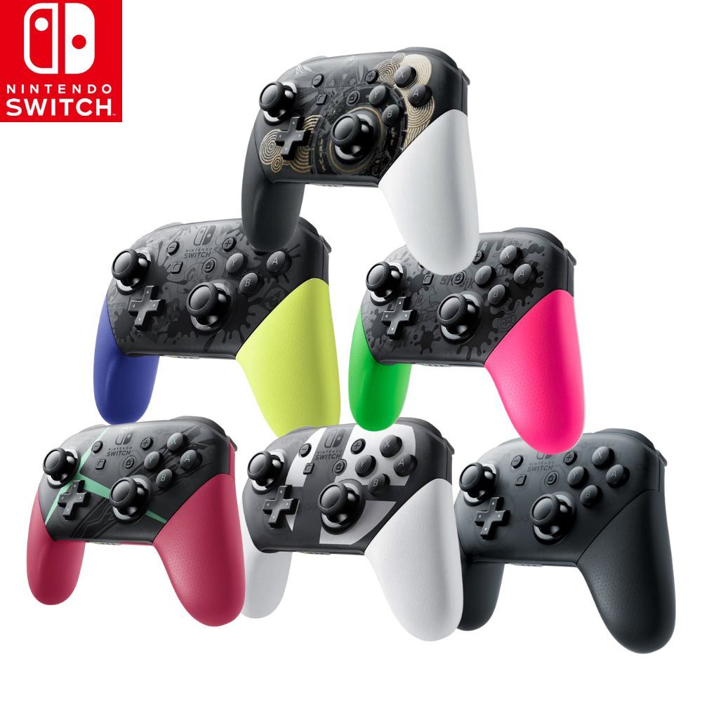 【現貨】NS Switch PRO手把 控制器 原廠公司貨 黑色/薩爾達王國之淚/漆彈2/漆彈3/異度神劍2/明星大亂鬥