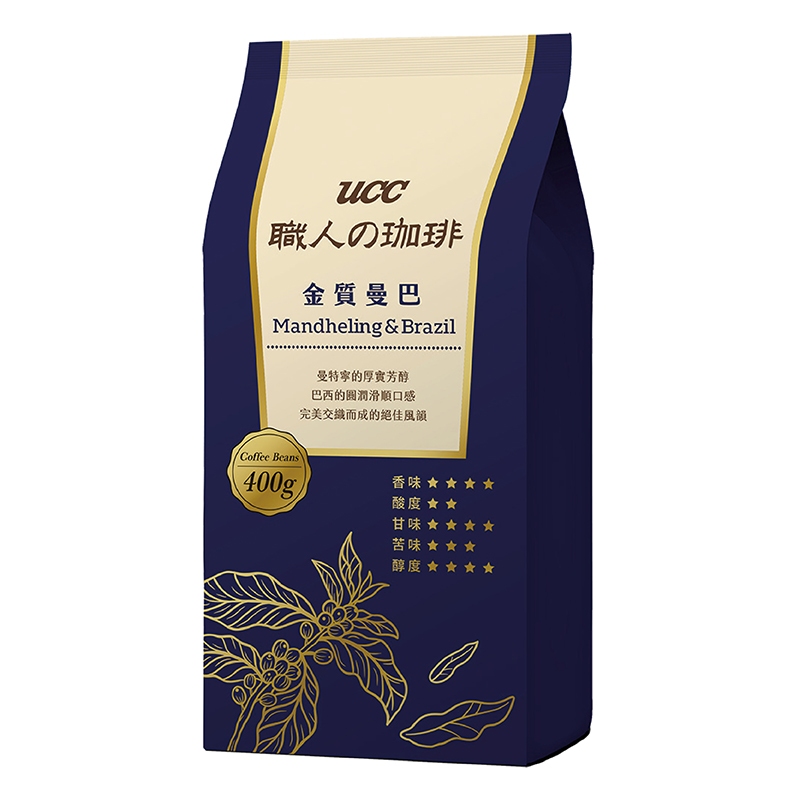 UCC 職人の珈琲 - 金質曼巴咖啡豆400g