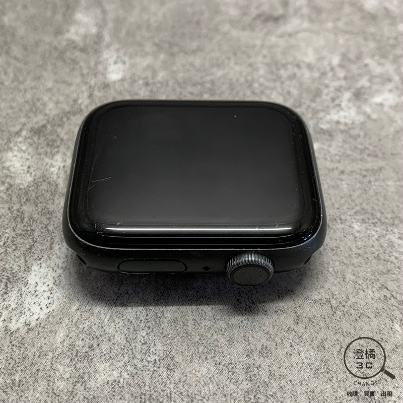 『澄橘』Apple Watch 5 44mm GPS 黑鋁框+黑運動錶帶《二手 無盒裝 中古》A67811
