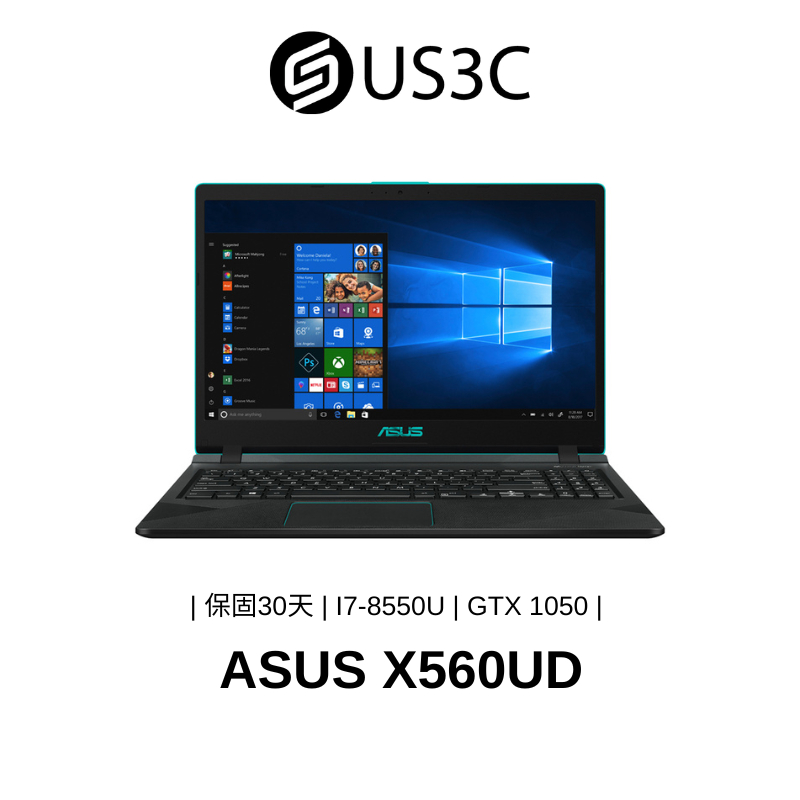 ASUS X560UD 15吋 FHD I7-8550U 12G 128GSSD 1THDD GTX1050 二手品