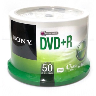 SONY 日本限定版 DVD+R 1X-16X DVD燒錄片布丁桶裝 (50片) 光碟 空白DVD 燒錄片DVD