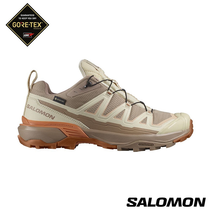 Salomon|法國|X ULTRA 360 EDGE Goretex 女款低筒健行鞋/防水健行都山鞋 474636 白