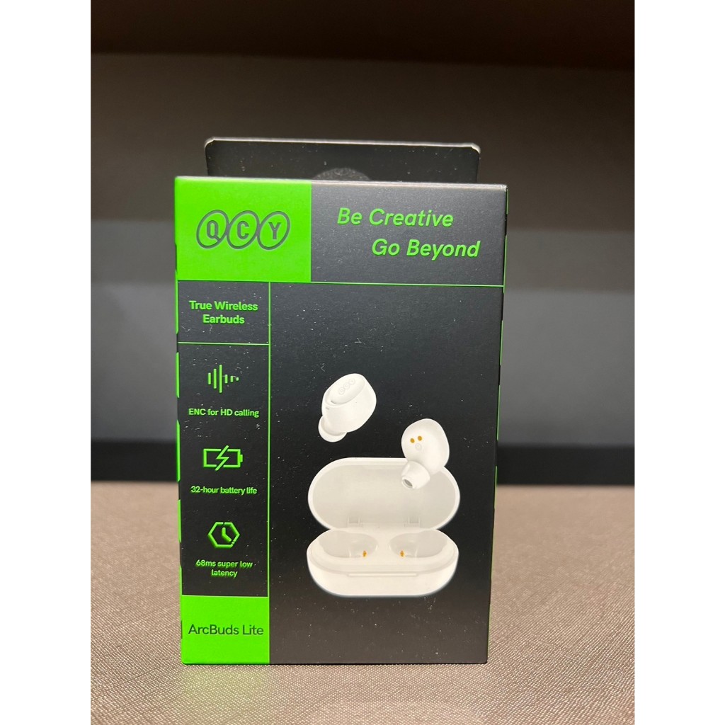 [悠閒便是福]全新未拆 QCY ArcBuds Lite 入耳式真無線藍牙耳機 晨曦白