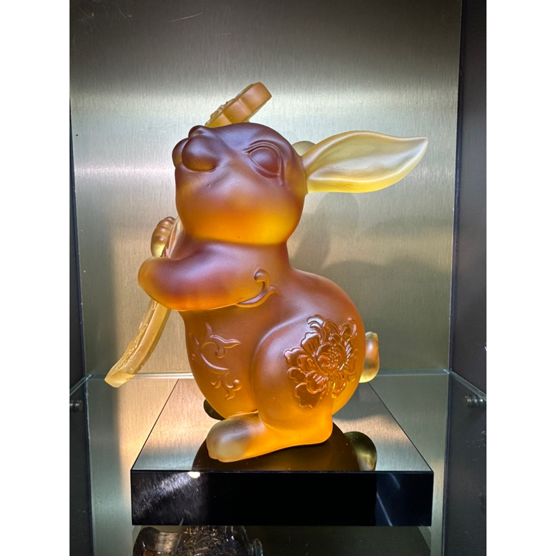 琉璃/兔子/兔/生肖/如意/吉祥/平安/富貴/招財/開運/風水/三合/吉祥如意