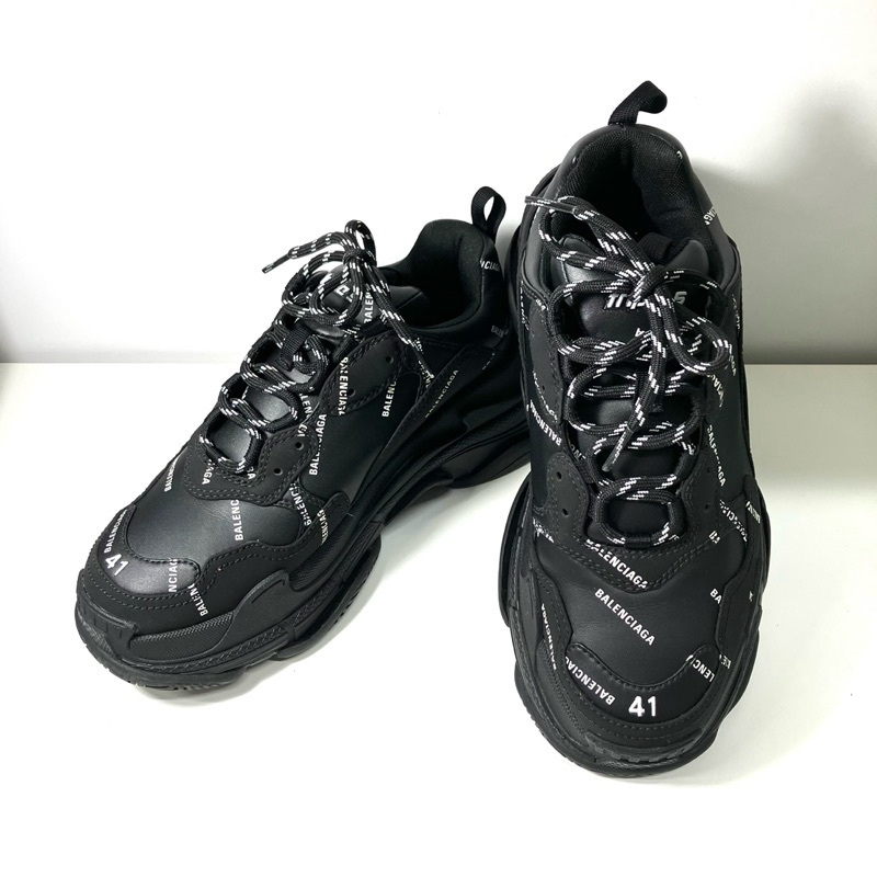 BALENCIAGA 男士 鞋子 有使用痕跡 Triple S 41(27) 等級B 536737 W2FA1 1090