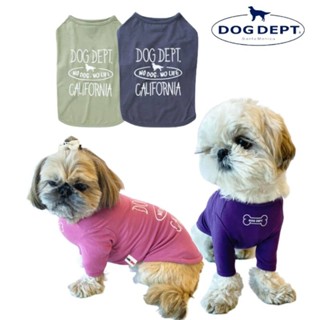 【你和我的狗】 日本DOG DEPT 竹節棉短袖 【現貨】 寵物衣服 狗狗衣服 臘腸狗衣服 法鬥衣服 大狗衣服