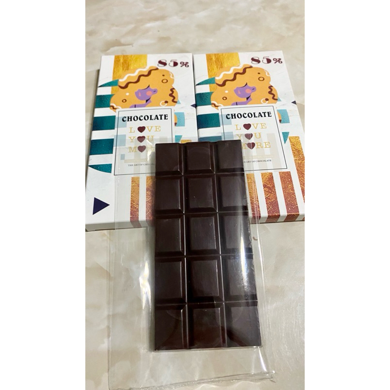 【台灣巧克力屏東可可】手工黑巧克力Bar-100%(無糖) .85%(苦甜). 75%(微甜)純天然.75%香檬(酸甜)