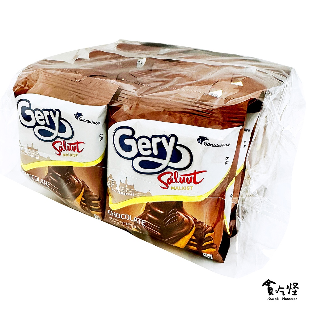【Gery】芝莉厚醬餅乾(巧克力味) 360g(18g×20入) (有效期限:2024.08.05)