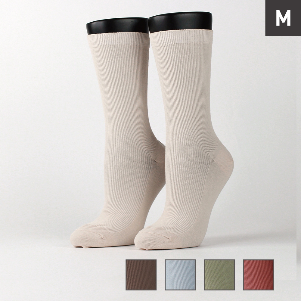 FOOTER 素色微分子高筒襪  除臭襪 運動襪 素色襪 高筒襪 (女-T73M)