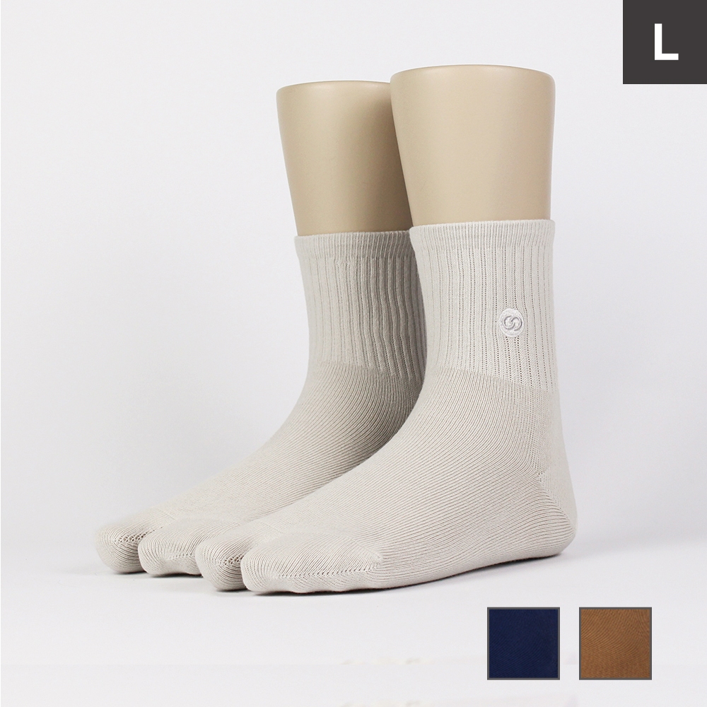 FOOTER 刺繡分趾中筒襪 中筒襪 分趾襪 除臭襪 機能襪 襪  (男-F01L)