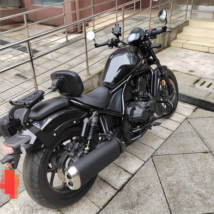 Rebel 1100T MT舒適後靠背 適用於 Honda Rebel 1100T改裝後箱支架 rebel5