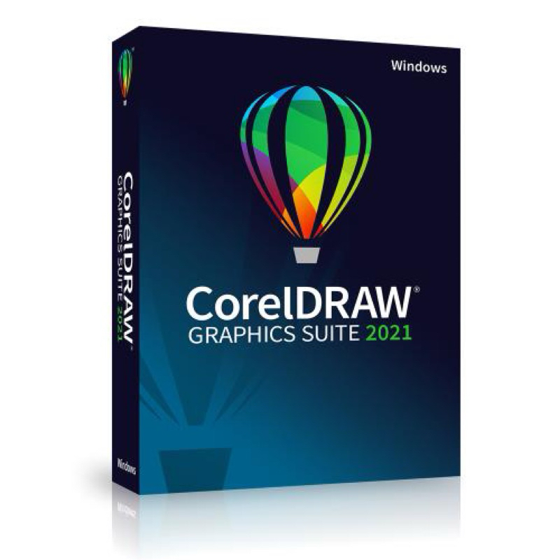 【Corel】CorelDRAW 2021 中文【商業版】盒裝，(全新公司貨)