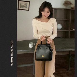 A1484. mirror 迷爾韓國服飾代購｜3way質感牛皮醫生包