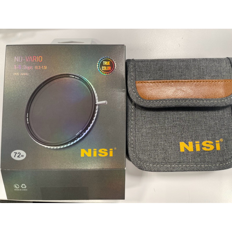 耐司 NiSI True Color 真彩 ND1-5 stops 72mm 可調減光鏡