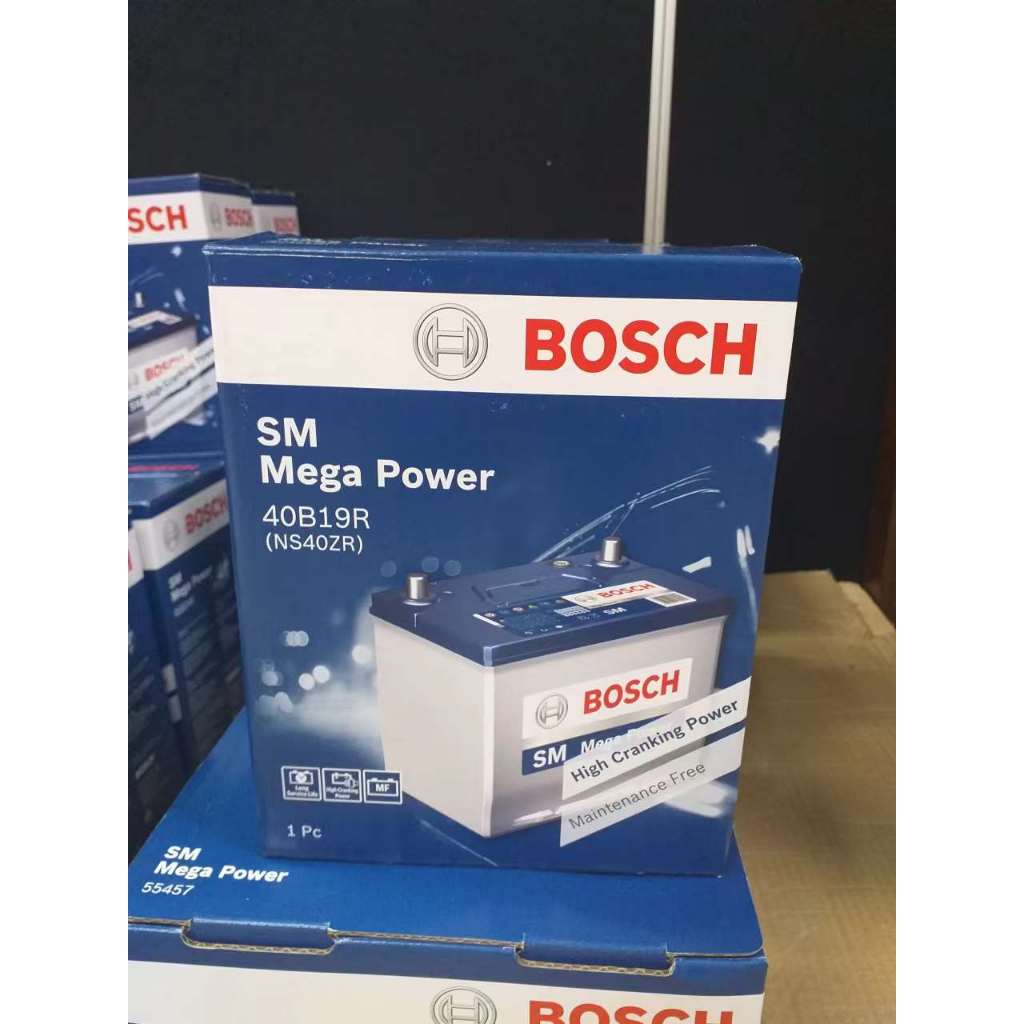 【 德國品牌 Bosch (博世)】40B19R(無底座) 全新 免加水 原廠汽車電瓶 免運