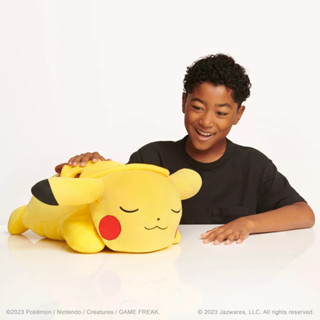 【Toy Fun】現貨特惠*美國購回 神奇寶貝 Pokemon 皮卡丘 寶可夢 超可愛 睡覺 臥姿 抱枕 玩偶