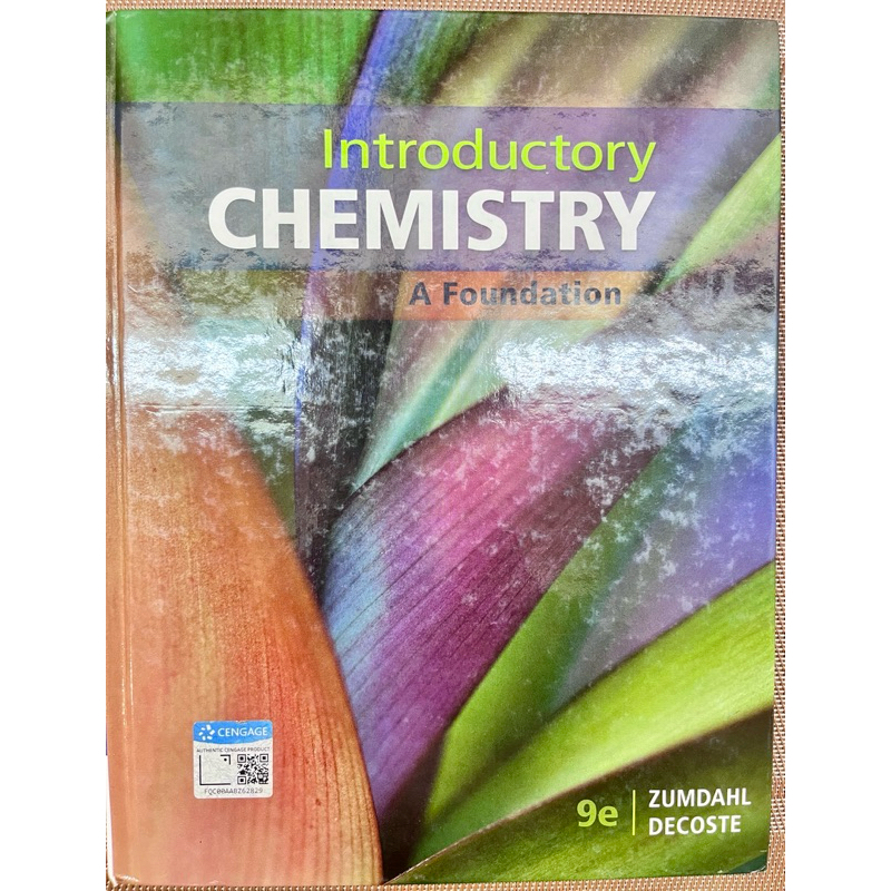 Introductory Chemistry:A Fundation 9e 普通化學第九版 （零元免運）二手書