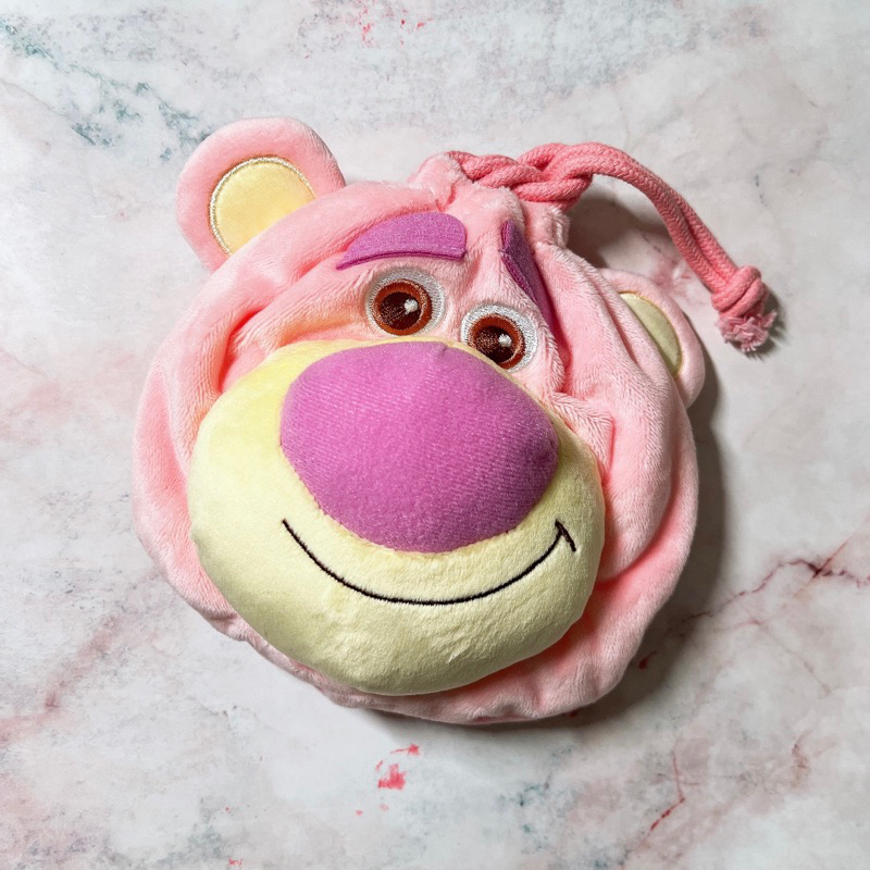 【小東西】🌸現貨🌸日本迪士尼熊抱哥束口袋 粉色熊抱哥束口袋🎀