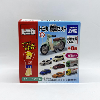 【現貨】TOMICA 多美小汽車 第10彈盒玩 附標識小車 NO.1 Honda Super Cub 交通號誌 全新盒損