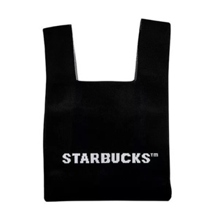 星巴克 品牌針織背心提袋-黑色 Knitted Carrier Bag-BL Starbucks 2024/03上市
