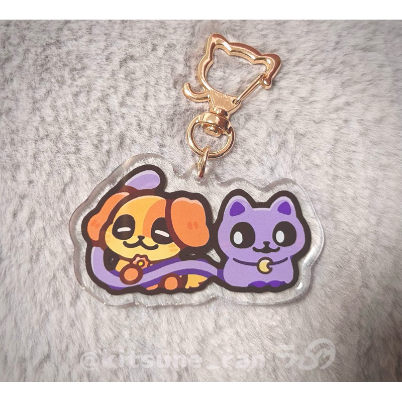 【狐蝶蘭】睡睡貓 狗狗日Catnap Dogday 嗑睡貓Poppy Playtime3 吊飾 壓克力透明鑰匙圈 可愛