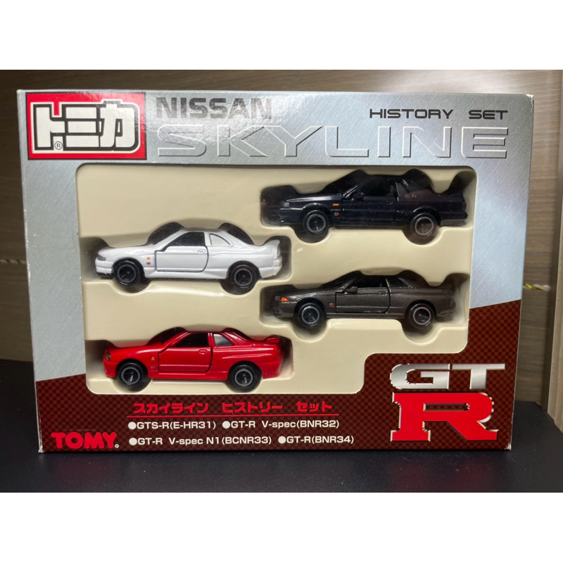 盒組 ） 多美 tomica 日產 nissan GT-R skyline gt-r gtr r33 r34