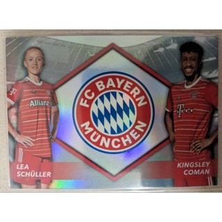 Lea Schuller & Kingsley Coman 球員卡 2023 official team set