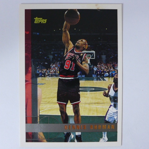 ~Dennis Rodman/小蟲.羅德曼/名人堂/壞小孩/籃板王~1997年TOPPS.NBA籃球卡