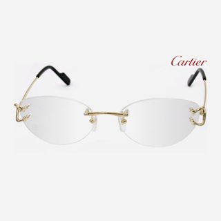 Cartier CT0487O 卡地亞品牌眼鏡｜經典款C字設計氣質無框眼鏡 女生品牌眼鏡【幸子眼鏡】