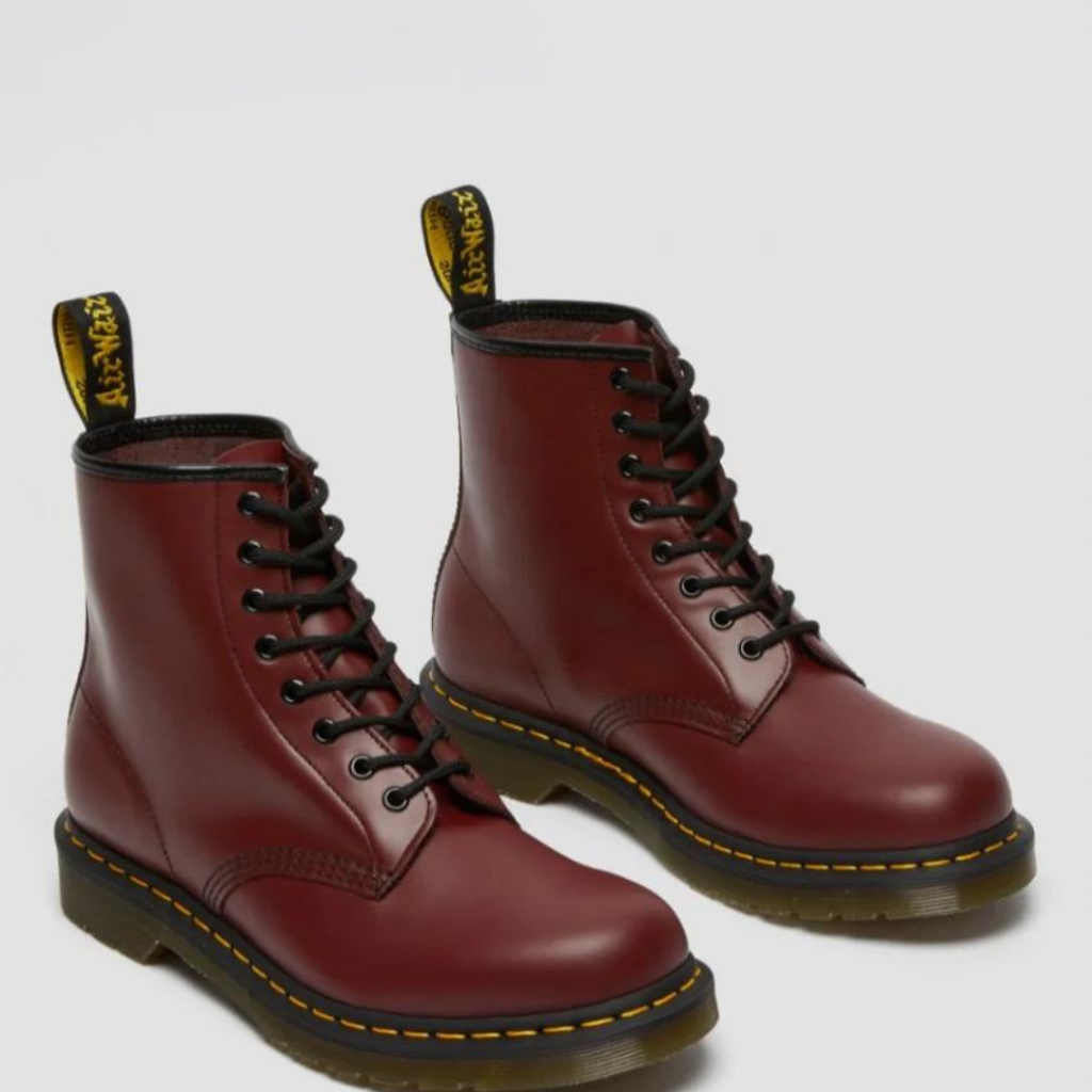 Dr.Martens 1460 8孔馬汀靴 酒紅 黑孔 10072600