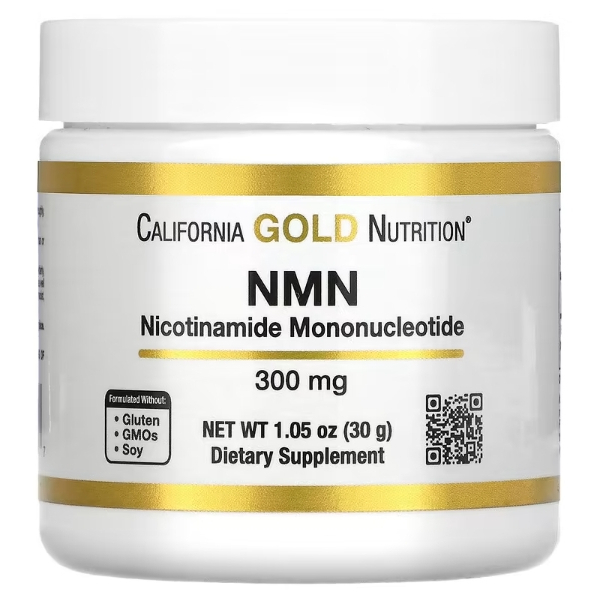 美國代購 California GOLD Nutrition NMN 粉 300 mg