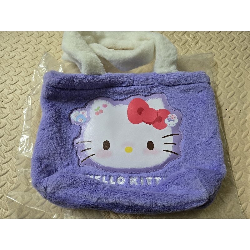 〔7-11限量福袋〕 Hello Kitty 絨毛托特包