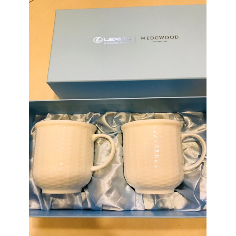 全新LEXUS與WEDGWOOD 聯名英式編織籃馬克杯禮盒（有附紙袋）