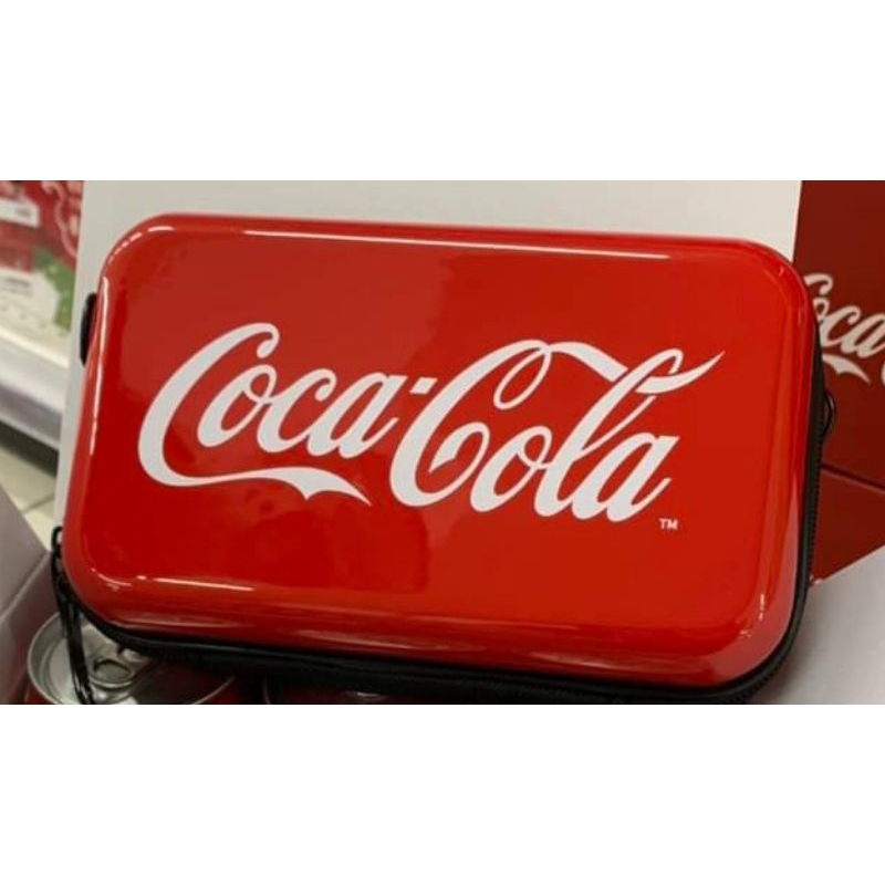 Coca-Cola 可口可樂  潮流硬殼包 紅色款