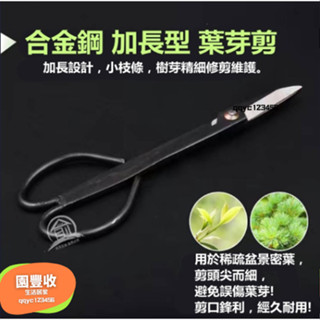 🍀園藝剪刀🍀盆景盆栽剪刀 葉芽剪 樹芽剪 小枝剪 花卉修剪 花藝工具 加長專業手工鍛打球節修理剪刀 花枝剪刀 花藝剪刀