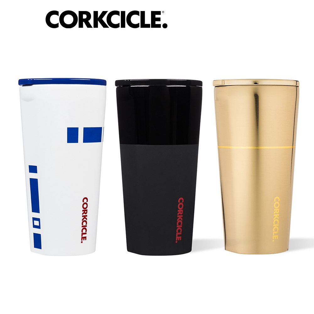 美國CORKCICLE 星戰系列三層真空寬口杯/保溫杯/隨行杯475ML(三款任選-黑武士/C-3PO款/R2-D2款)