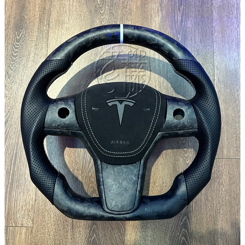 Tesla 特斯拉 Model 3 S X 全車系卡夢 鍛造碳 全客製化方向盤訂製