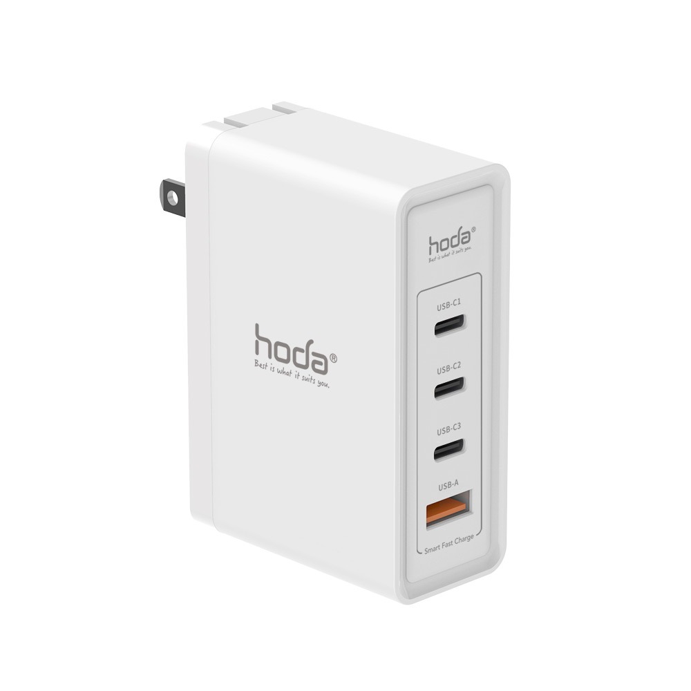 hoda 100W GaN氮化鎵智慧四孔電源供應器 / 極速智能充電器