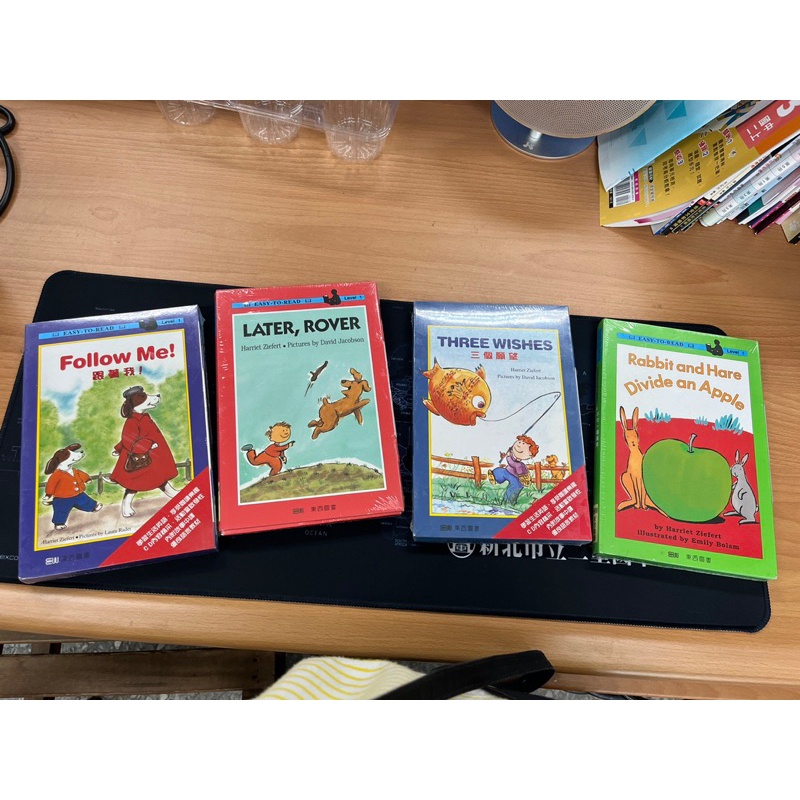 四本一起賣，久放全新，東西圖書出版Easy to Read；兒童英語故事初階讀本level 1