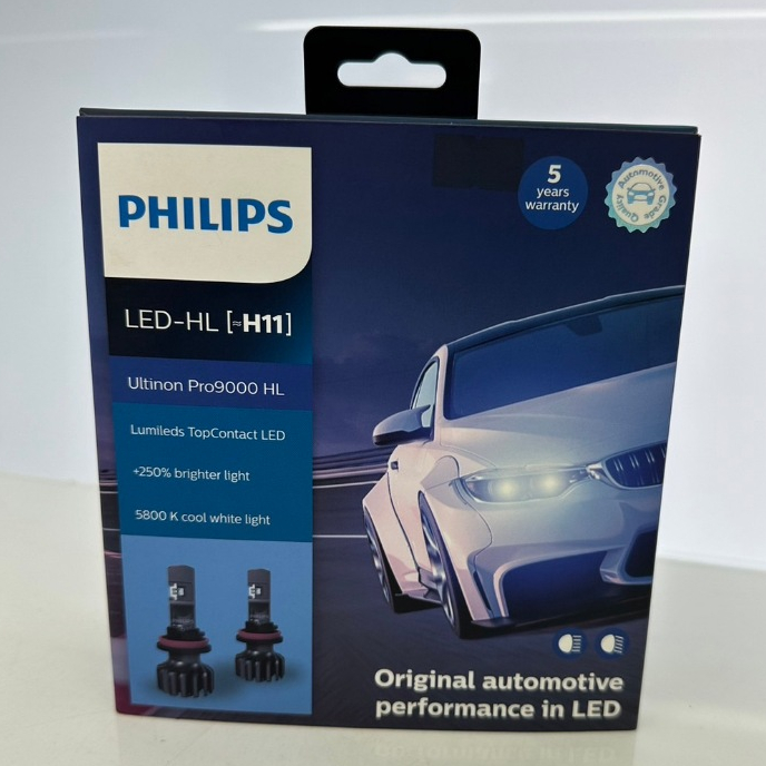 Philips 飛利浦 LED頭燈PHILIPS Pro9000. 5800K H11 公司貨 東杰