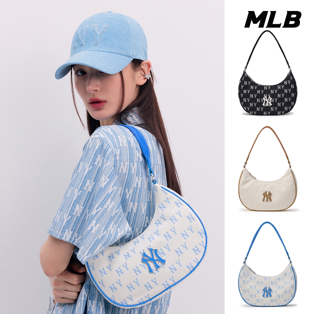 MLB 腋下包 肩背包 MONOGRAM系列 紐約洋基隊 (3ABQS014N-三款任選)【官方旗艦店】