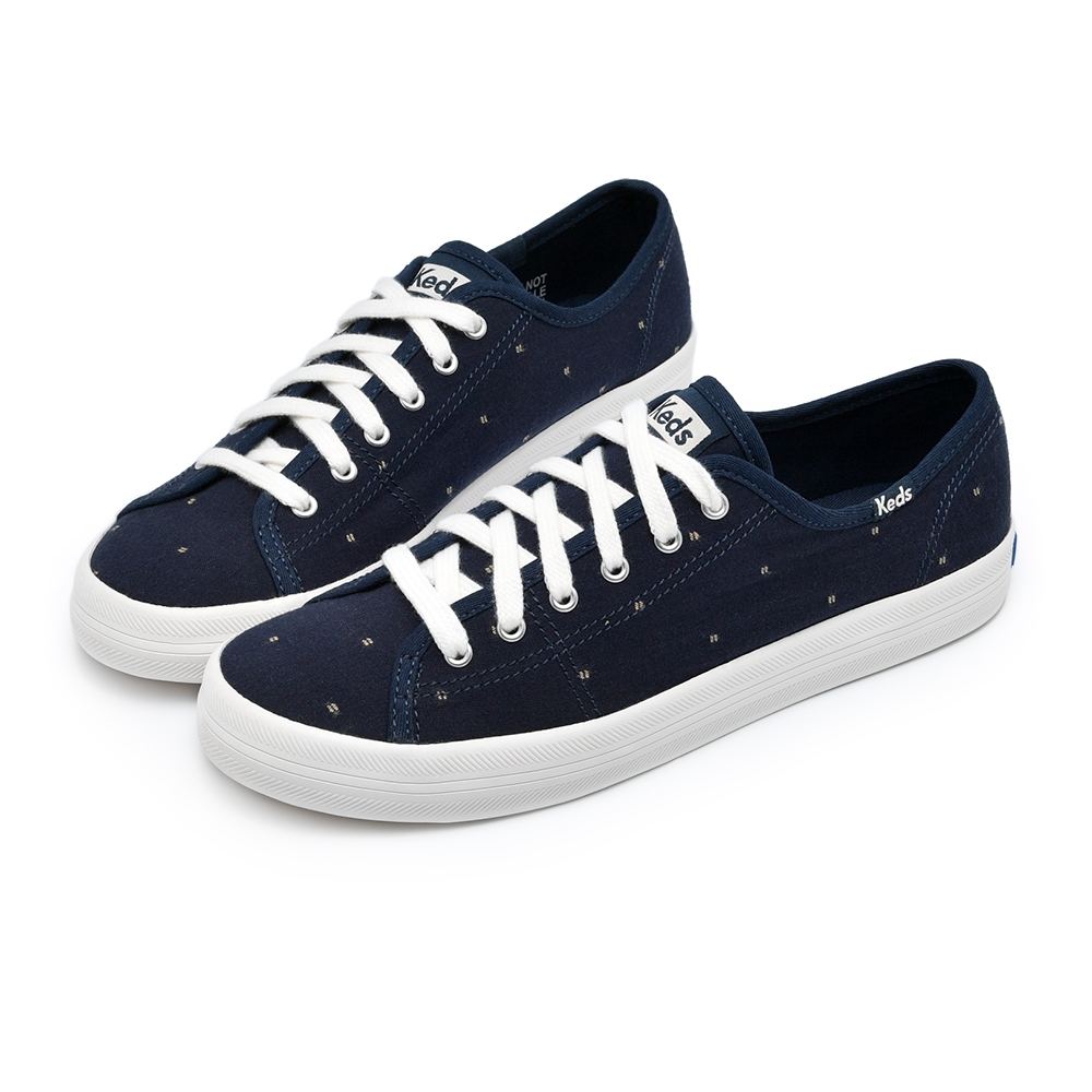 [狗爹的家] KEDS KICKSTART 深藍 縫線 點點 帆布 9234W132229 女休閒鞋