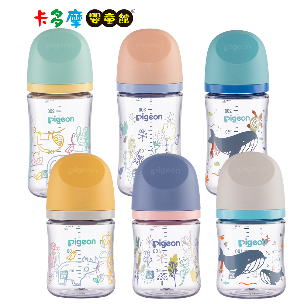 【Pigeon 貝親】第三代母乳實感T-ester奶瓶 (160ml / 240ml) 多款式可選｜卡多摩