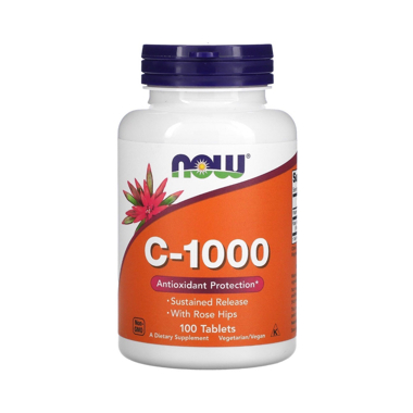 &lt;現貨&gt; Now Foods C-1000 維生素 緩釋型 含玫瑰果 100錠